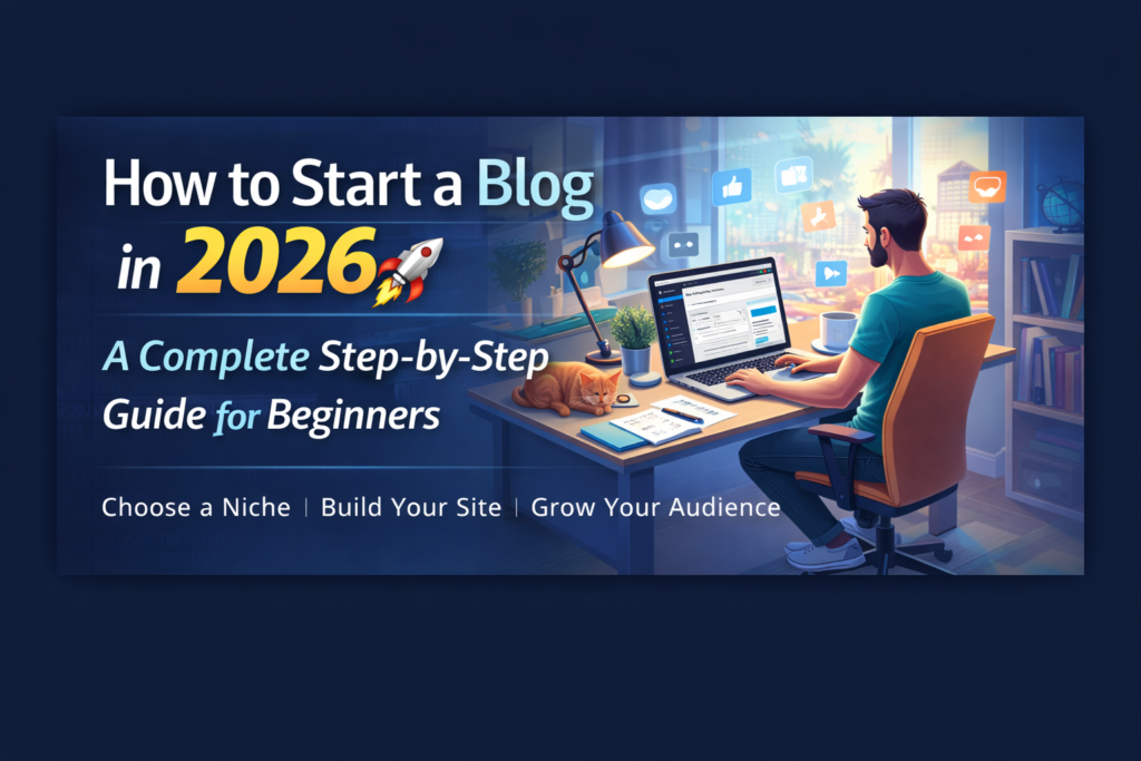 How to Start a Blog in 2026: A Complete Step-by-Step Guide for Beginners